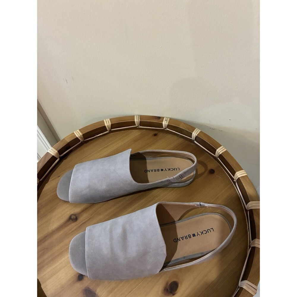 Lucky Brand Women's Lk-Georgeta, Titanium, Size 7.5 Sandals NEW - Picture 3 of 6